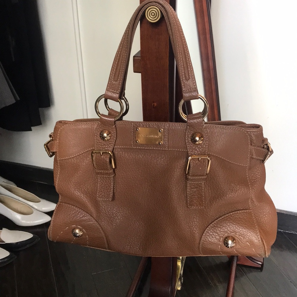 Dolce and Gabbana leather satchel